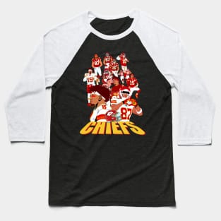 Chiefs - Black Baseball T-Shirt